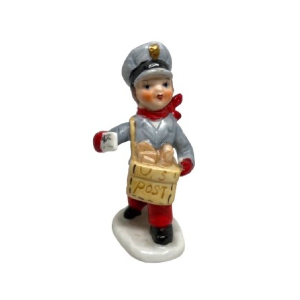 Vintage Ceramic US Postman Figurine